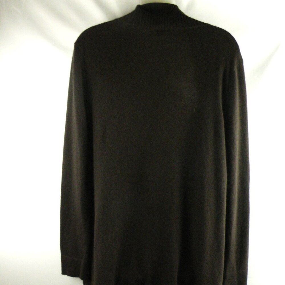 Magaschoni Womens Cashmere Knit Open Cardigan Small Brown Lightweight - Picture 4 of 6